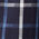 Blue Check Pattern Cotton Canvas Full-Length Pants