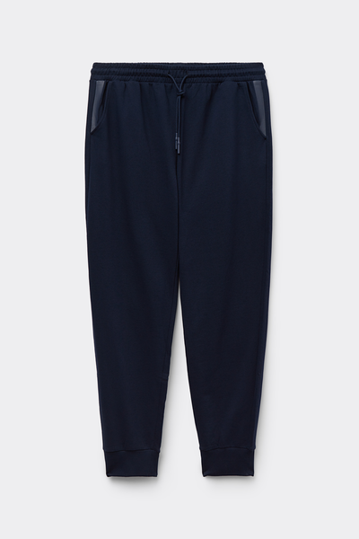 Pantaloni Lunghi in Felpa di Cotone