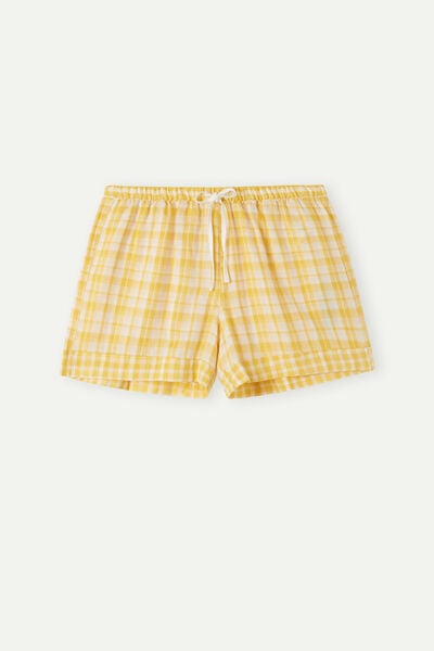 Yellow Submarine Cotton Shorts
