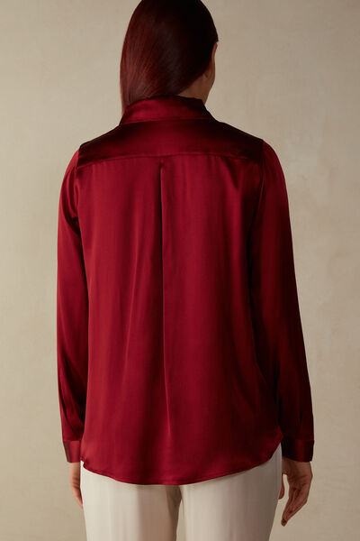 Long Sleeve Silk Shirt