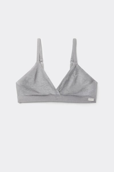 Emma Natural Cotton Triangle Bra