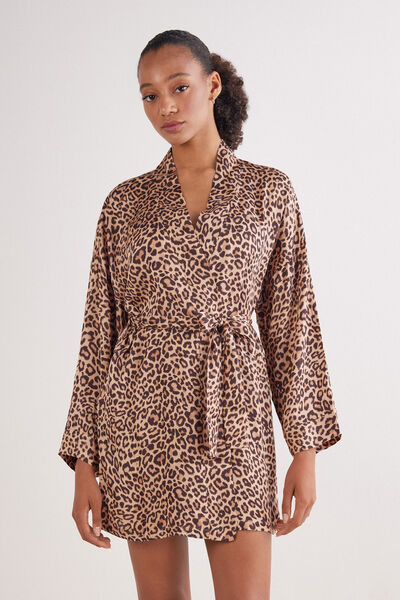 Kimono aus Viskosesatin Pretty Savage