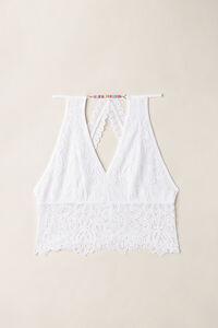 Hot Summer Days Lace Crop Top
