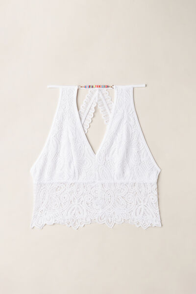 Hot Summer Days Lace Crop Top