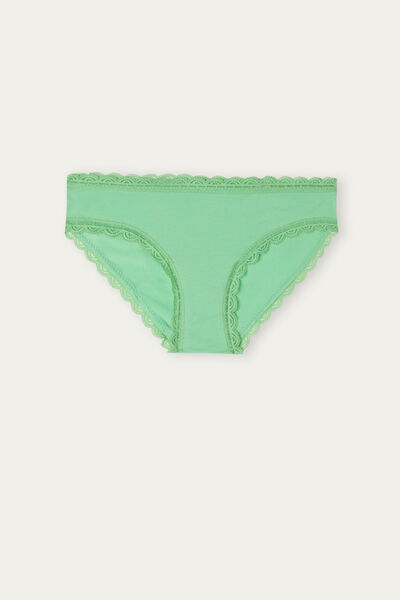 Cotton and Lace Briefs