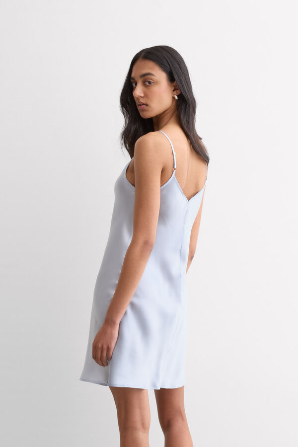 Silky Flowers Silk and Lace Slip