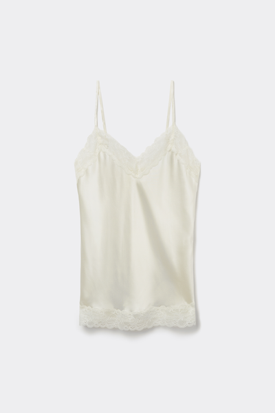 Lace and Silk Top
