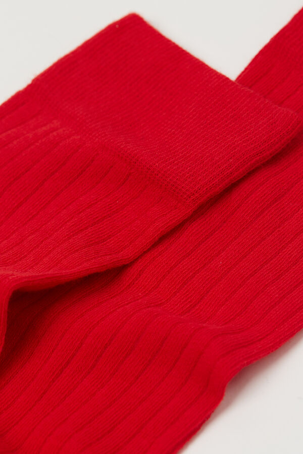 Calze Lunghe Cotone Soft a Coste