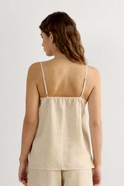 Top en toile de lin THE PURE LINEN