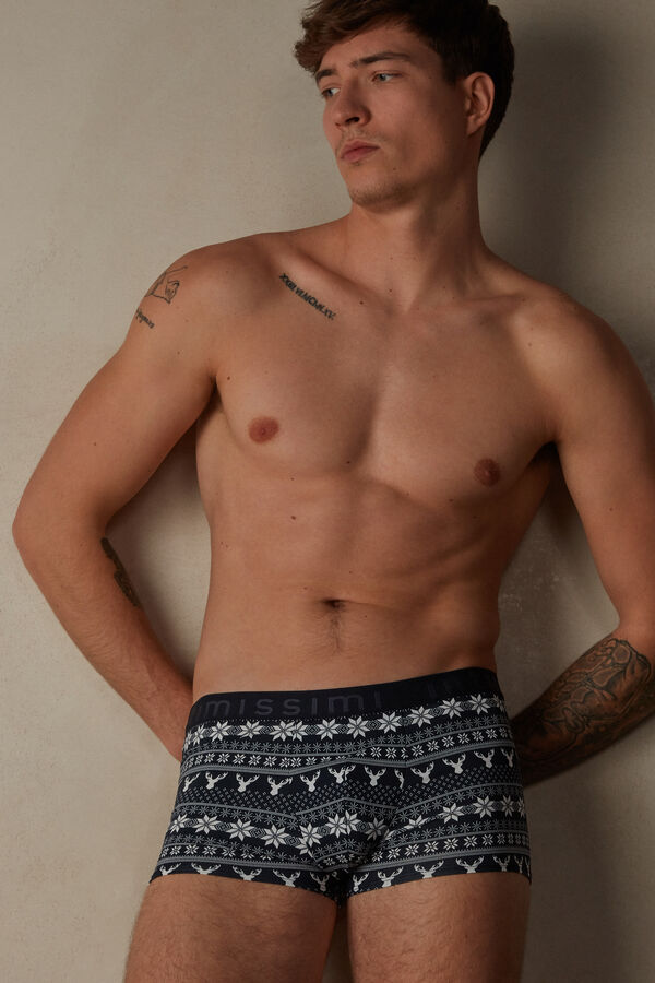 Printed Microfibre Boxers
