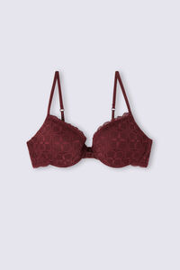 Soutien-gorge push-up effet naturel en dentelle BELLISSIMA