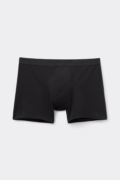 Cotton Boxers with Exposed Elastic