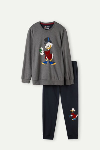 Cotton Interlock Scrooge McDuck Full Length Pajamas