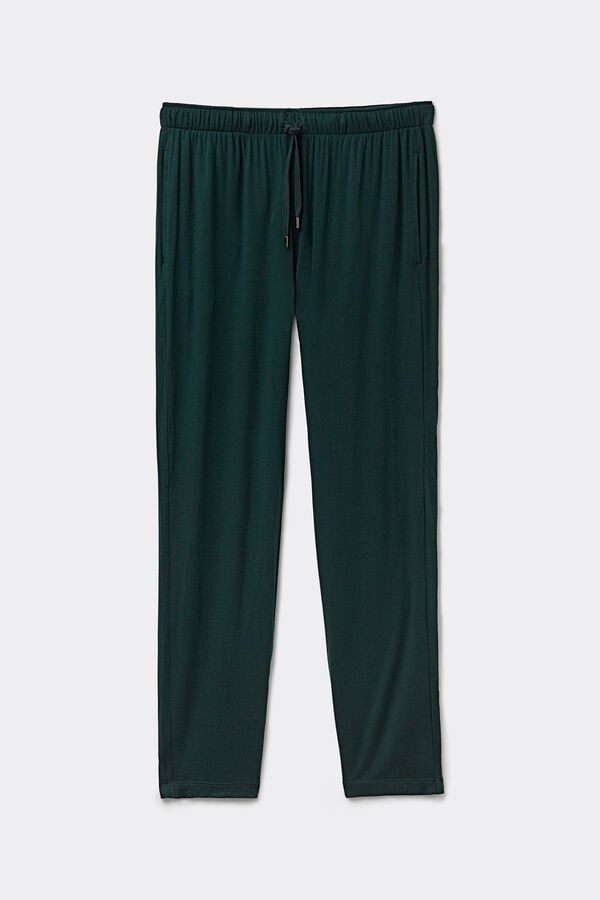 Long Silk and Modal Trousers