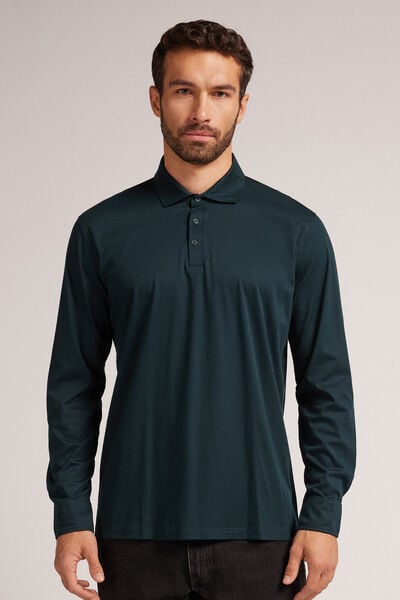 Mercerised Cotton Polo Shirt