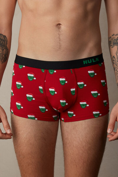 Marvel Hulk Christmas Boxers in Stretch Supima® Cotton