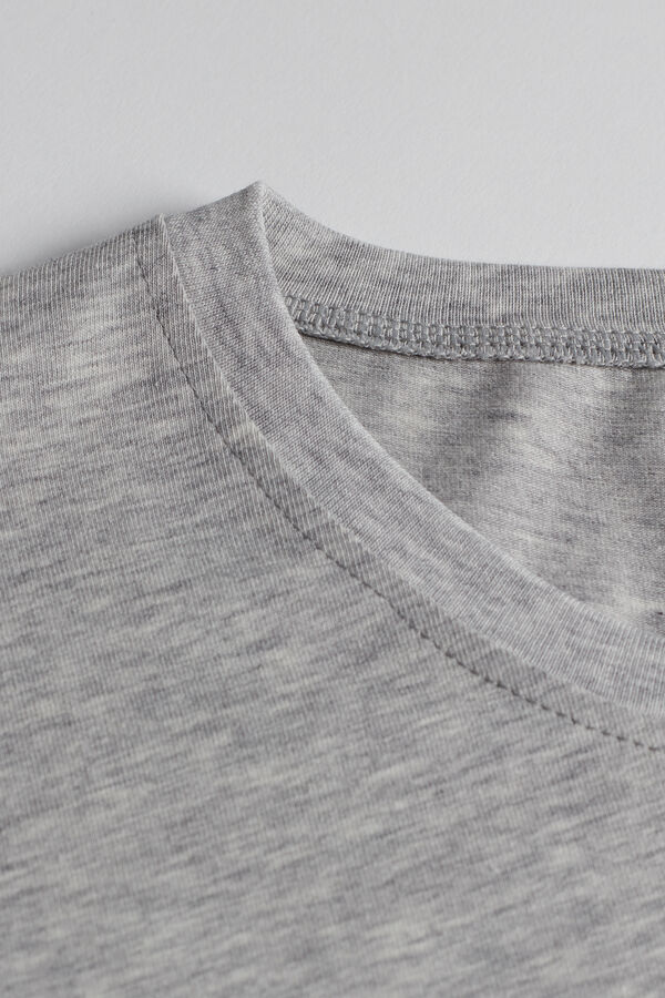 T-shirt en coton Superior &eacute;lasticis&eacute;