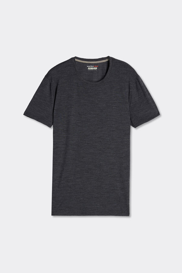 T-shirt z Kr&oacute;tkim Rękawem z Wełny Merino