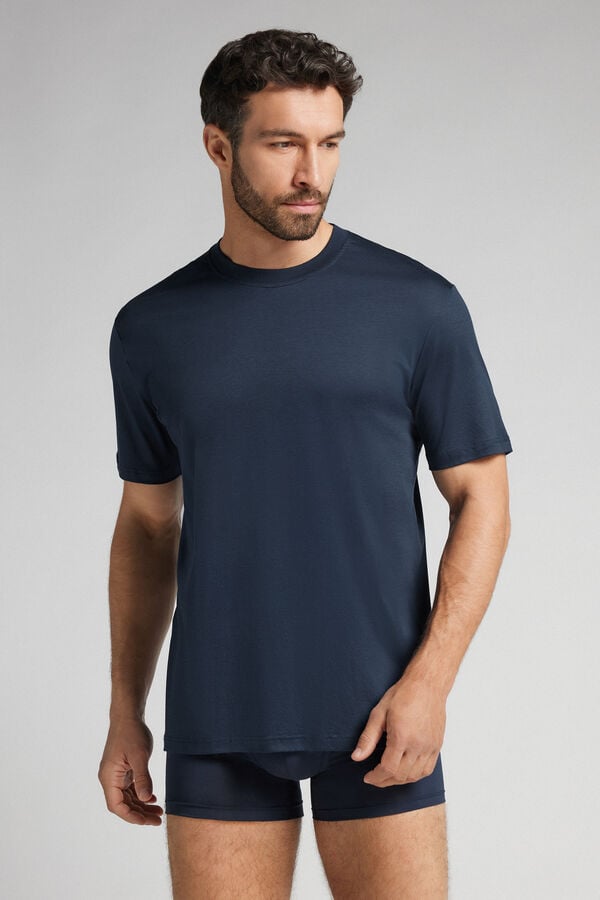 T-Shirt aus merzerisierter Premium-Baumwolle Superlight