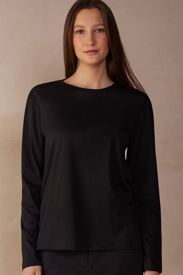 Superior Cotton Oversized Long Sleeve Top