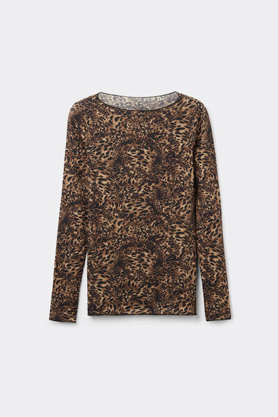 Maglia Manica Lunga Modal Ultralight con Cashmere Always Glamorous