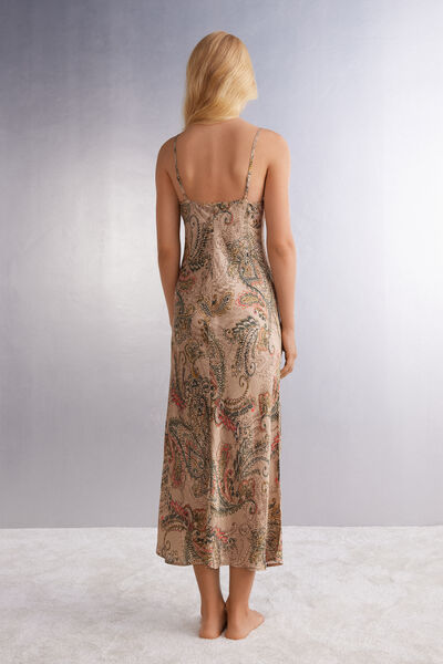 Nuisette longue en viscose GOLDEN GODDESS