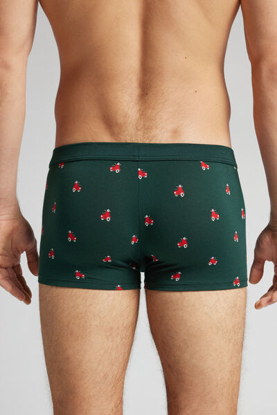 Scooter Print Natural Fresh Cotton Boxers