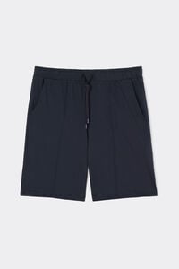 Cotton Shorts with Seam
