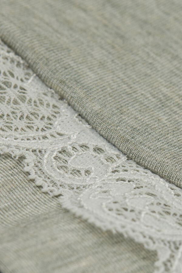 Short Modal and Lace Pyjamas