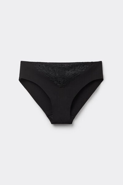 Culotte femme florale en coton sans coutures