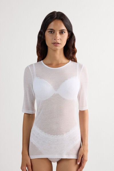 Ultranatural with Cashmere Short-Sleeved Top