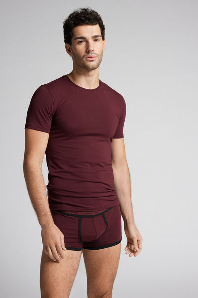 Stretch Supima® Cotton Boxer Shorts with Logo Detail