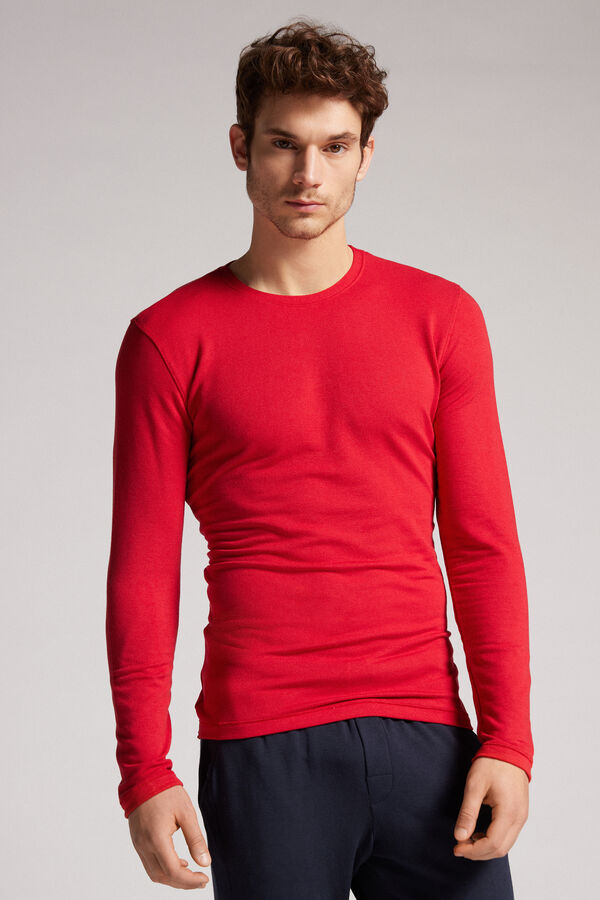 Maglia a Manica Lunga in Modal Cashmere