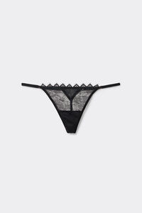 Intriguing Beauty Thong with Side Straps