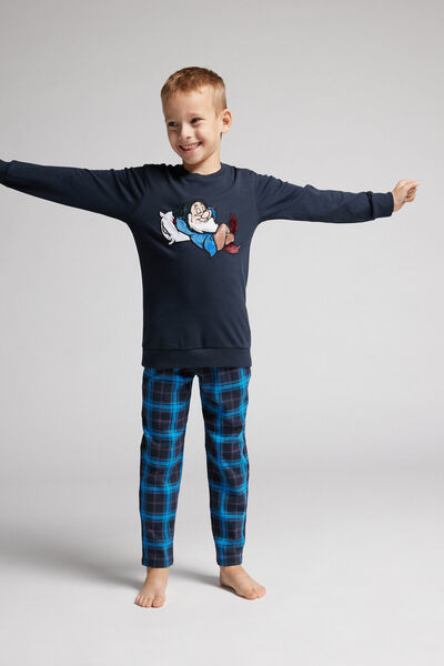 Pijama Largo Dormilón ©Disney de Algodón Supima® Elástico para Niños