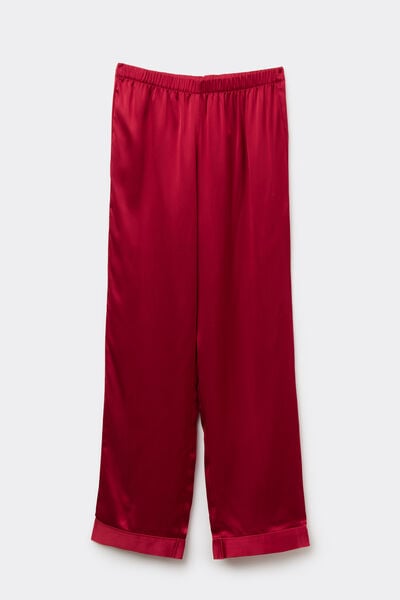 Pantalone Lungo in Raso di Seta