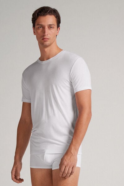 T-shirt en modal et soie