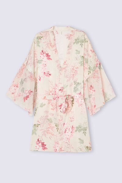 Kimono in Raso Secret Garden