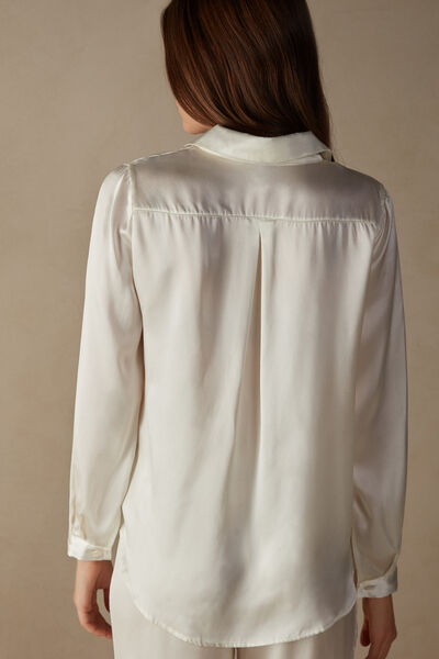 Long Sleeve Silk Shirt