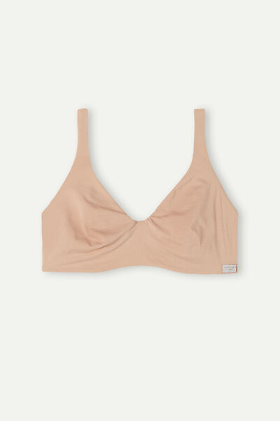 Greta Natural Cotton Balconette Bra