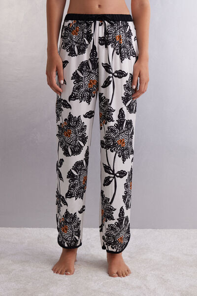 Bas de pyjama en viscose Folk & Delicious