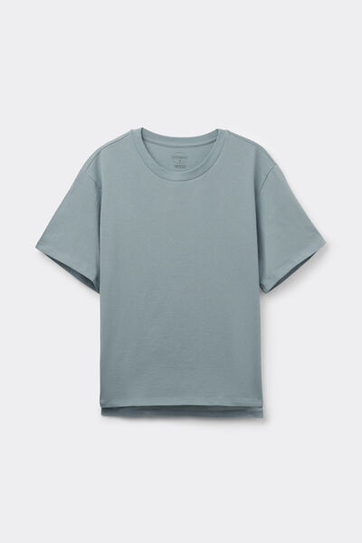 Kurzarmshirt Boxy Fit aus Baumwolle