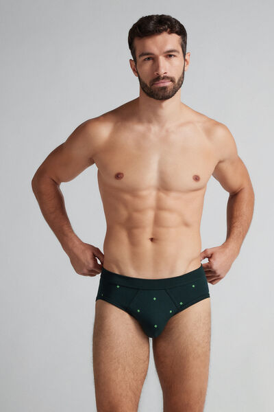 Slip Superior Katoen met Klaverblad-Print