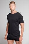 Kurzarm-T-Shirt mit Rundhalsausschnitt aus Supima®-Baumwolle