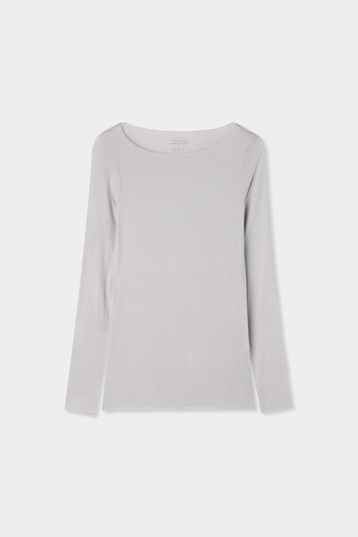 Boat Neck Modal Cashmere Ultralight Jumper