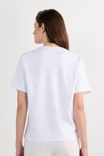 Short-Sleeved Cotton Top