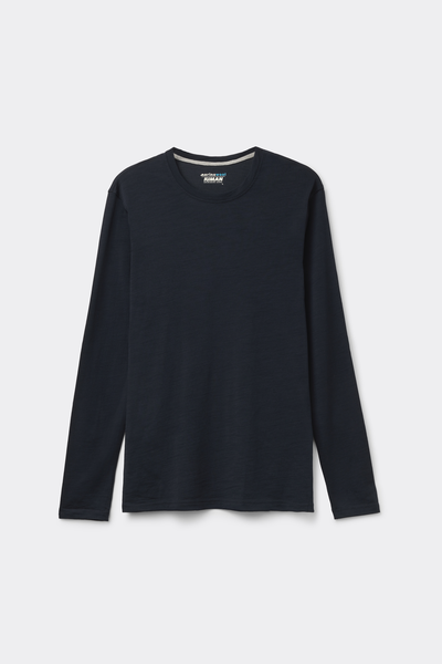 Long-sleeve Round-Neck Merino-Wool Top