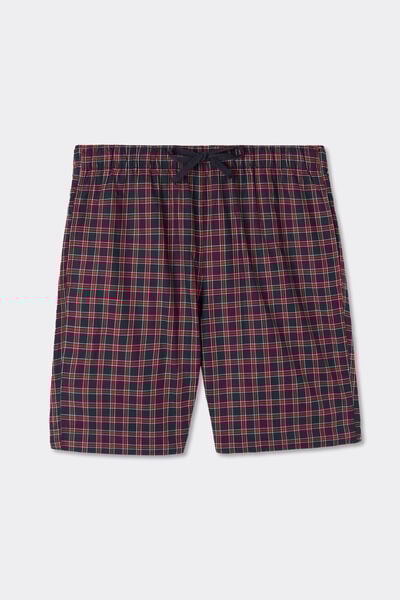 Check Plain-Weave Shorts