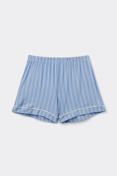 Bas de pyjama en modal Oxford à rayures