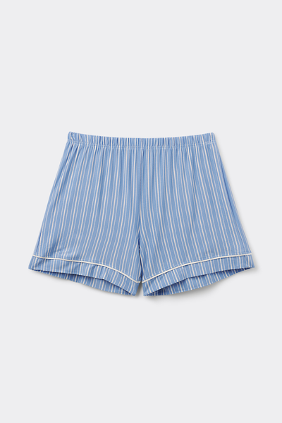 Bas de pyjama en modal Oxford à rayures